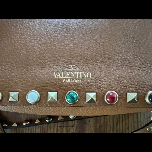 𝅺Valentino Rock‎ Stud Crossbody Leather - Picture 7 of 13